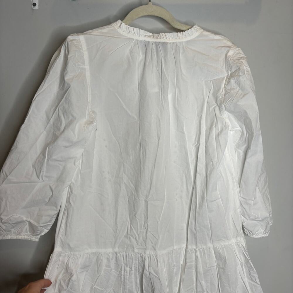 NWT Gap Cotton Eyelet Mini Dress White - Picture 11 of 12